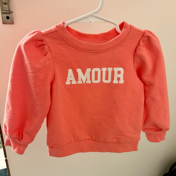 Janie and Jack Puff Sleeve Sweatshirt - Picture 3 of 3